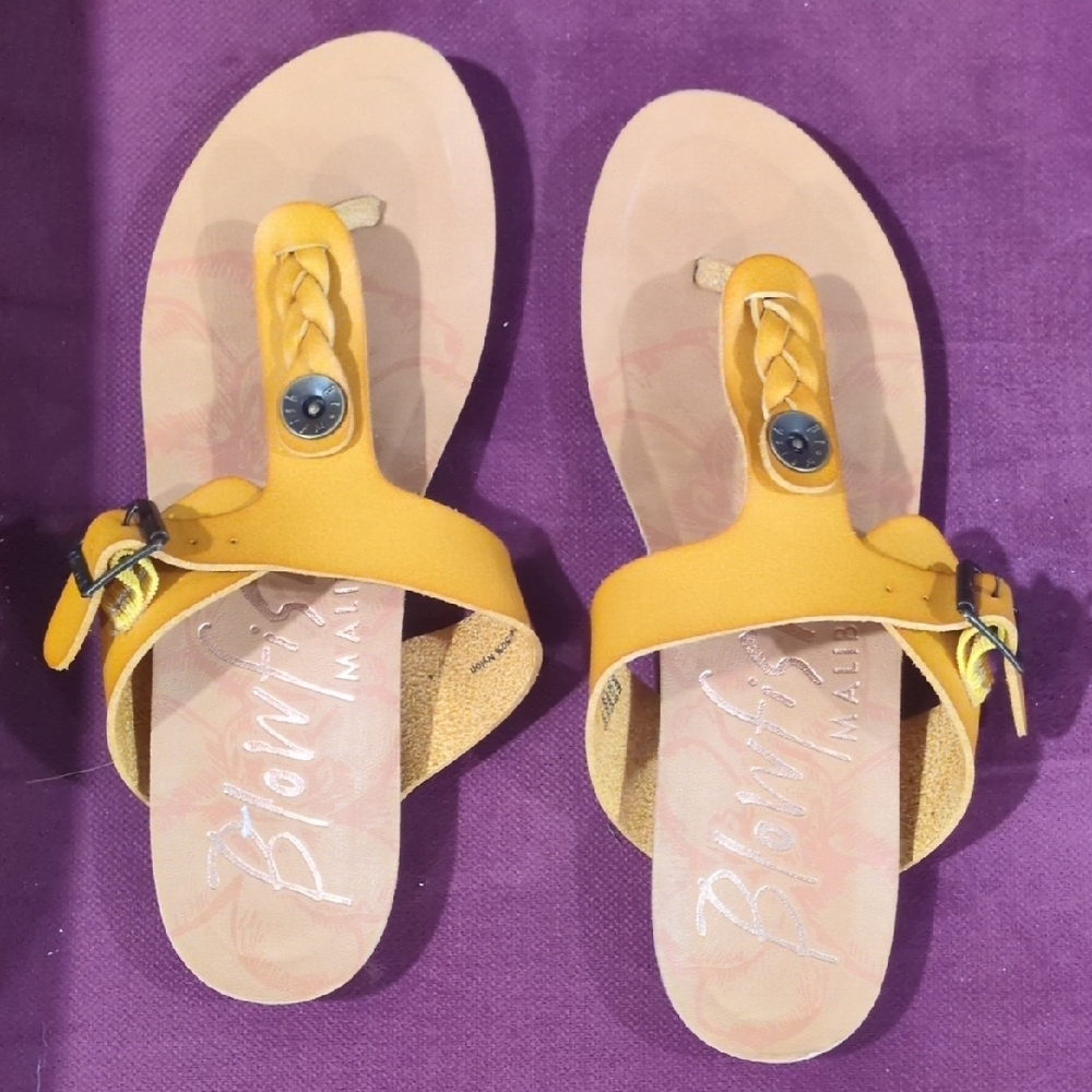 Blowfish Women's Yellow Sandals